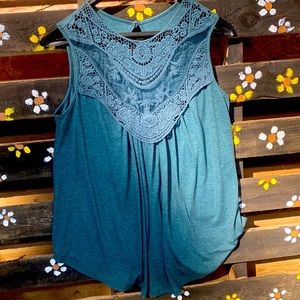 Dark Green Tunic top